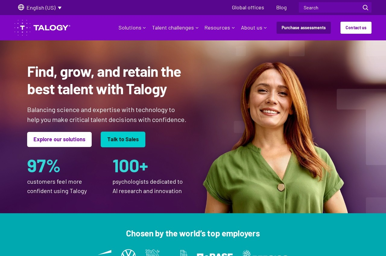 Talogy screenshot