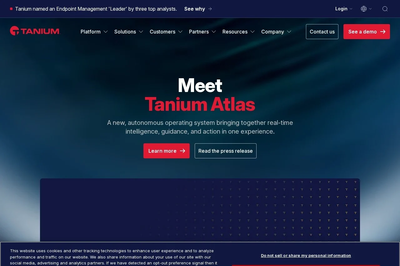 Tanium screenshot