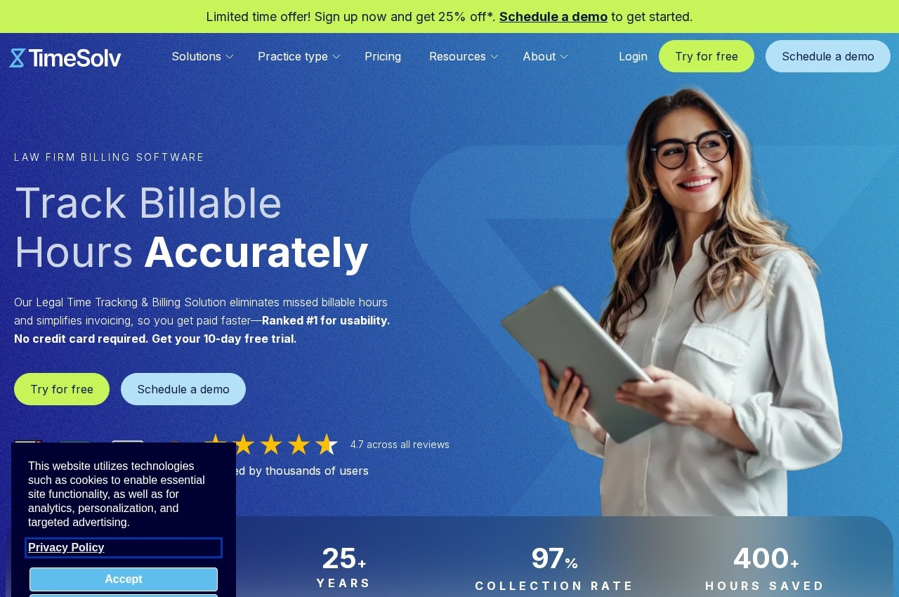 TimeSolv screenshot