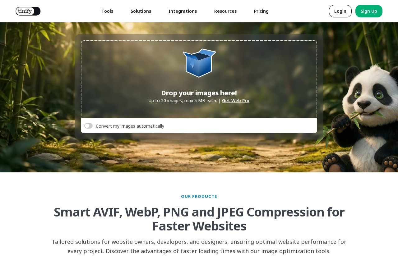 TinyPNG screenshot