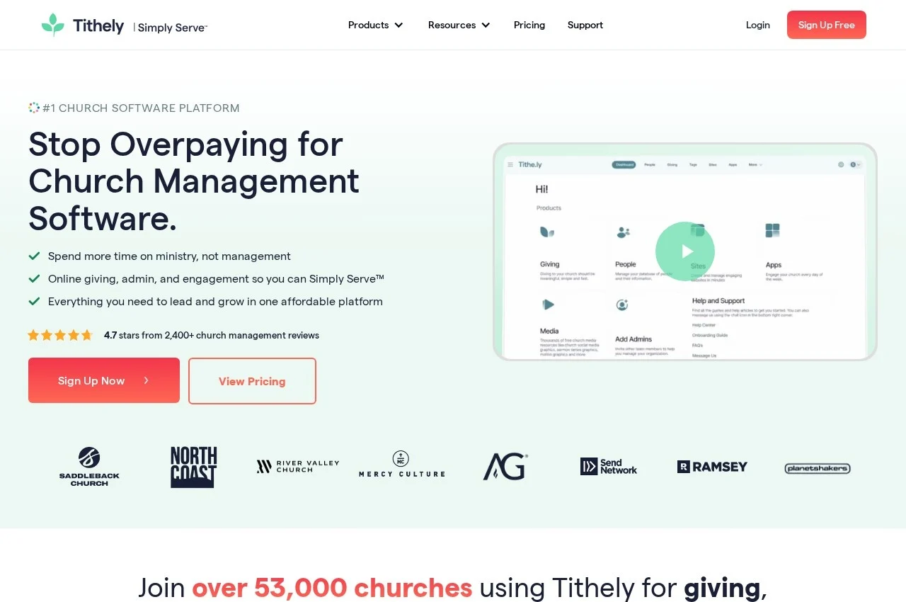Tithe.ly screenshot