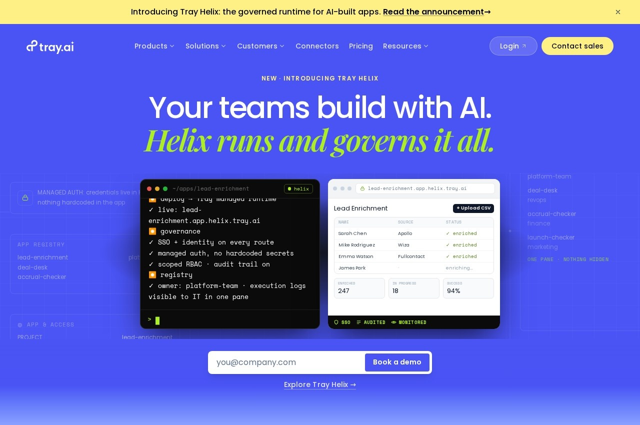 Tray.ai screenshot
