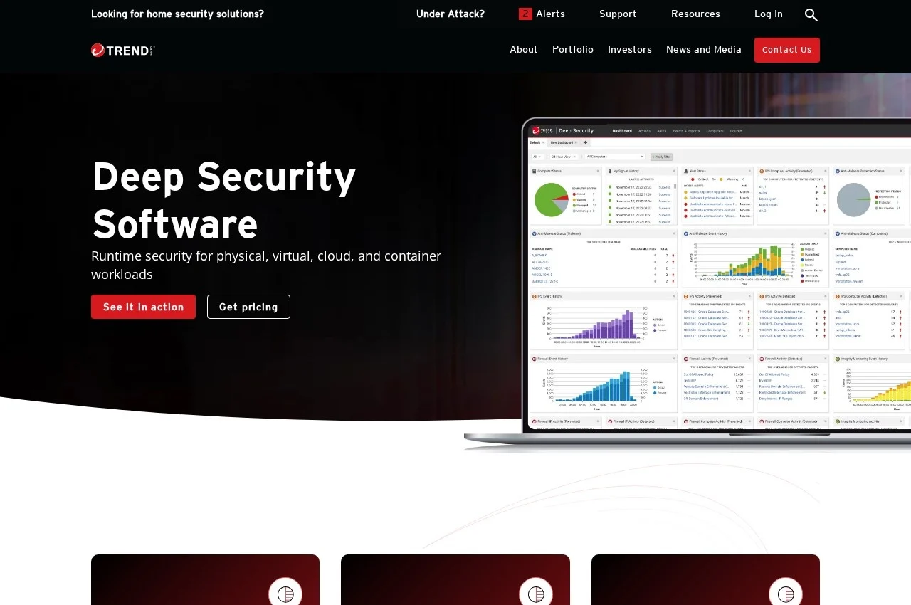Trend Micro Deep Security screenshot