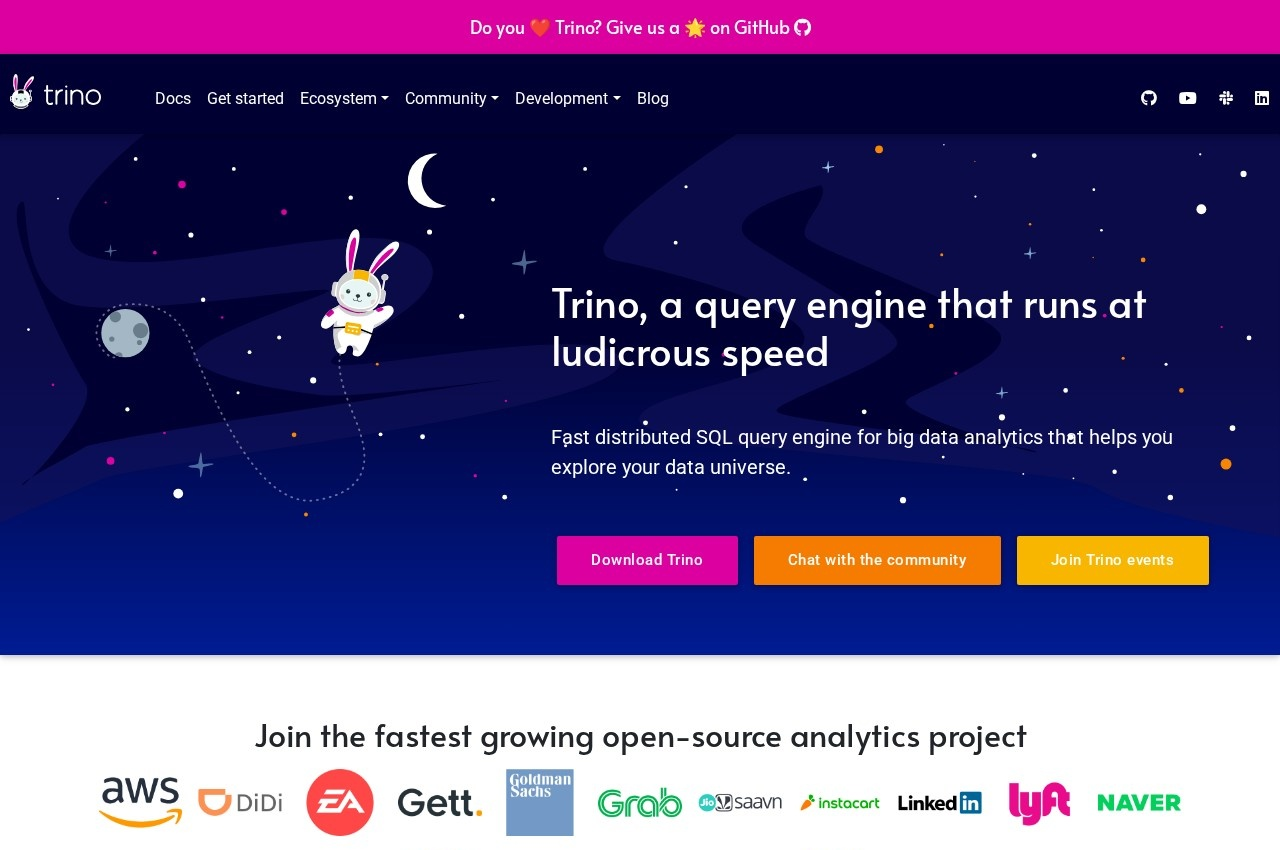 Trino screenshot