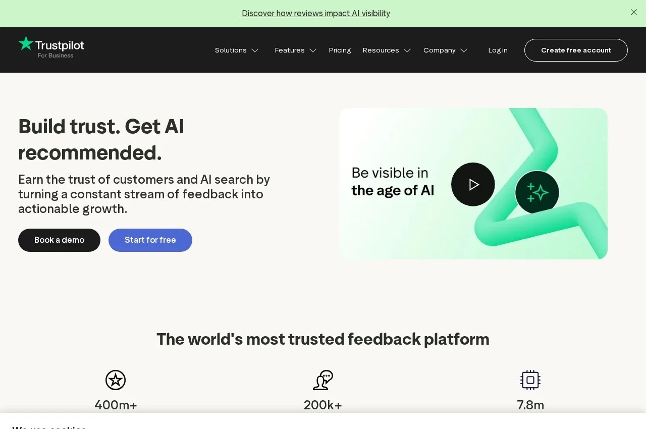 Trustpilot Business screenshot