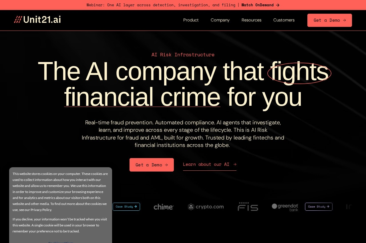 Unit21 screenshot