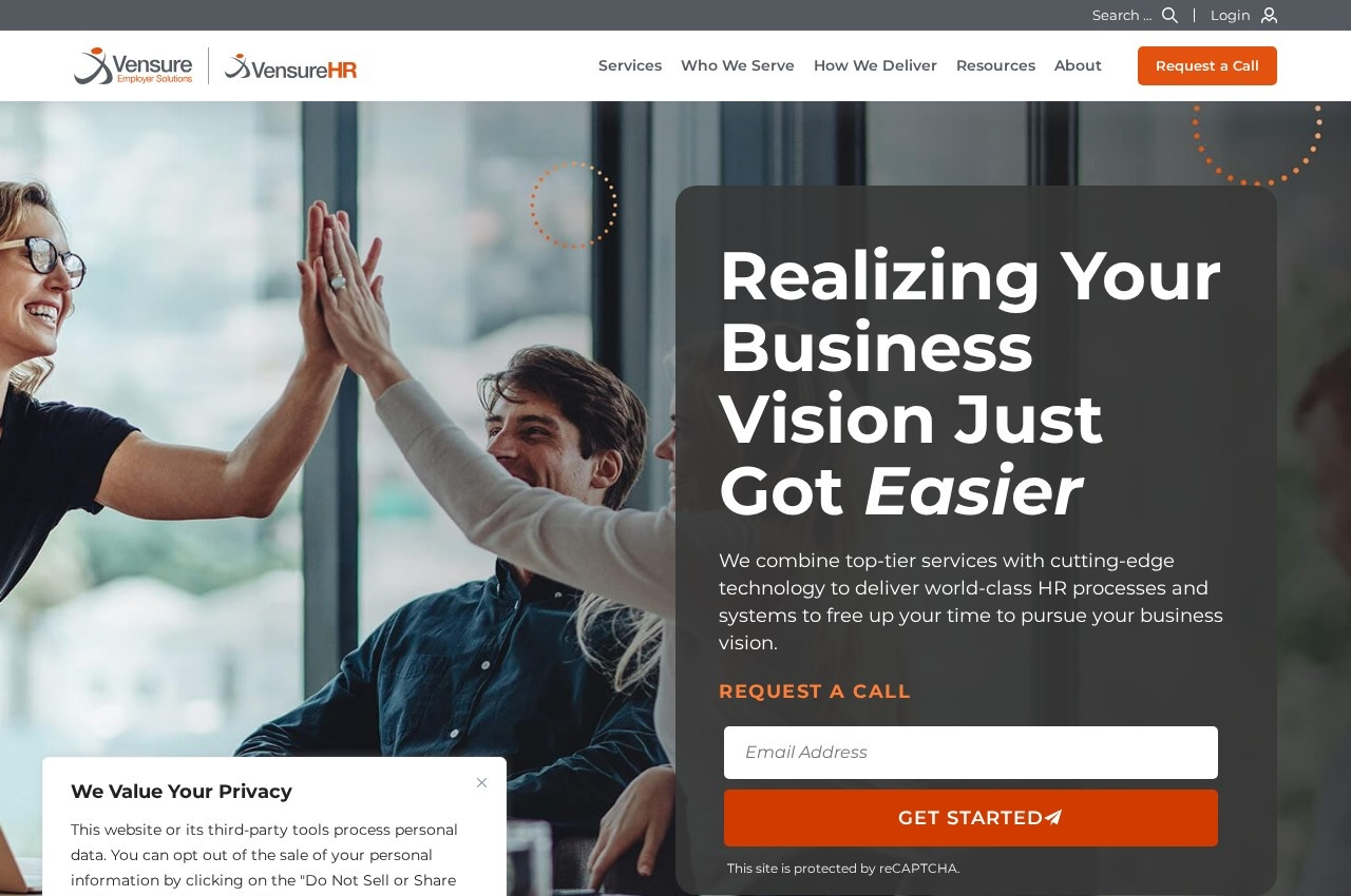 Vensure Employer Services screenshot