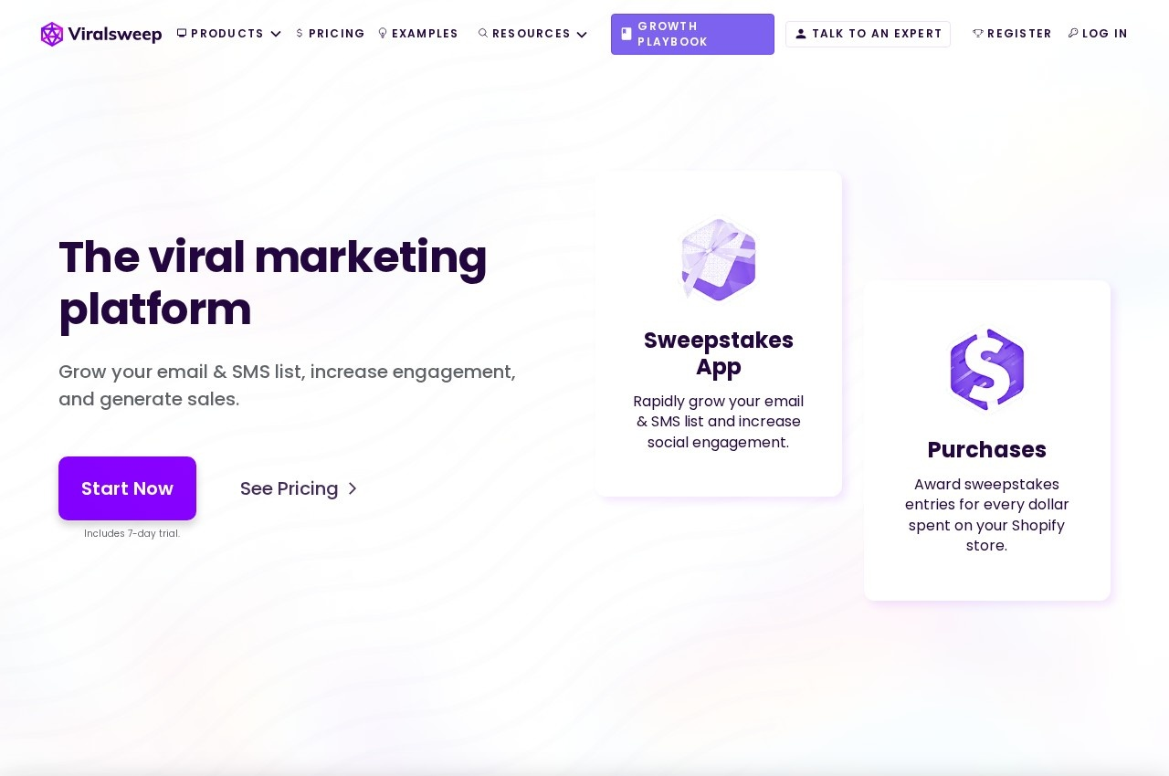 ViralSweep screenshot