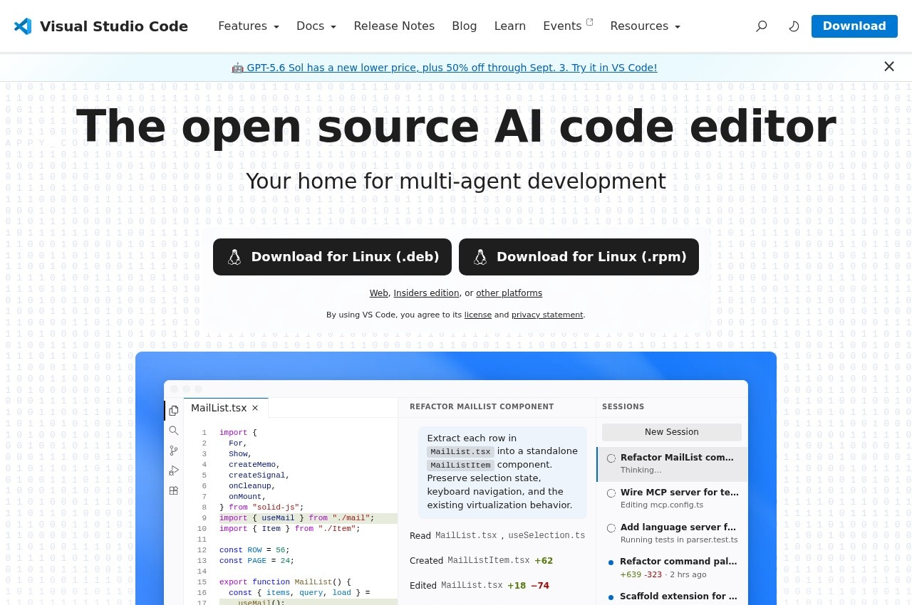 Visual Studio Code screenshot