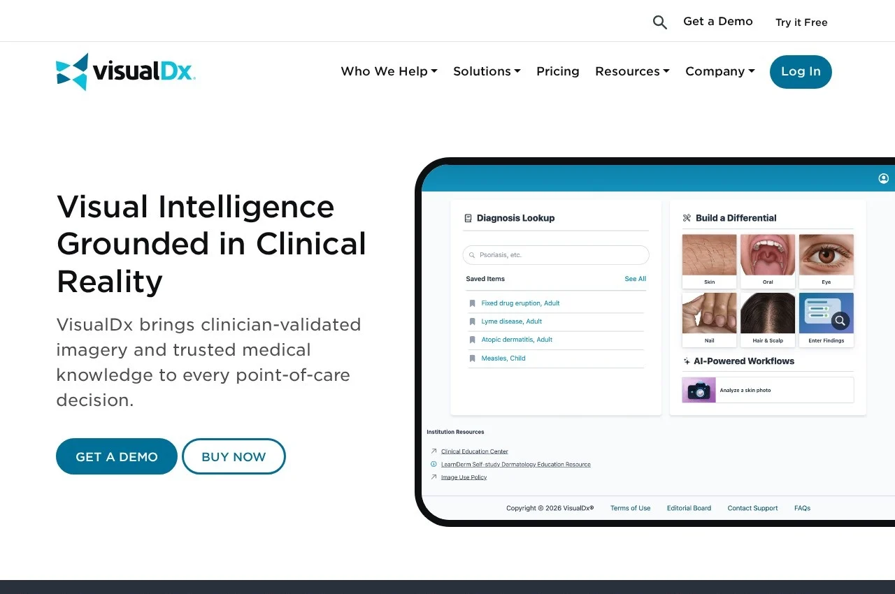 VisualDx screenshot