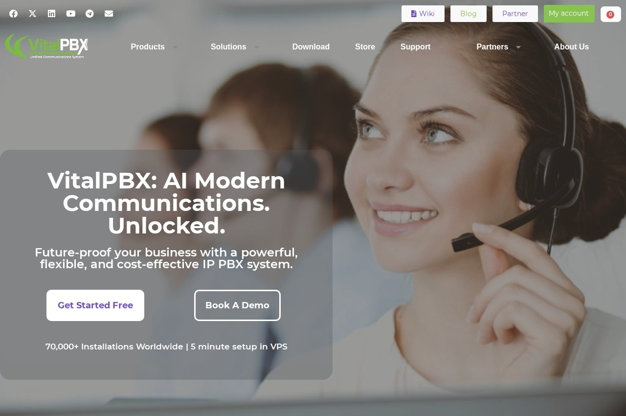 VitalPBX screenshot