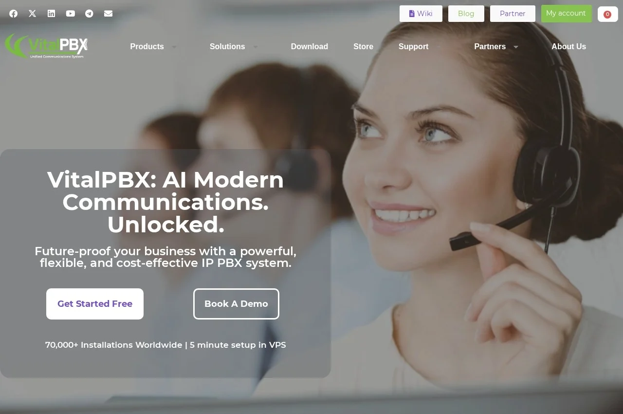 VitalPBX screenshot