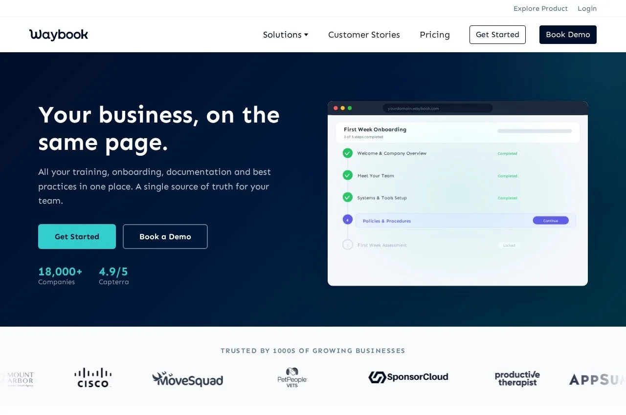 Waybook screenshot