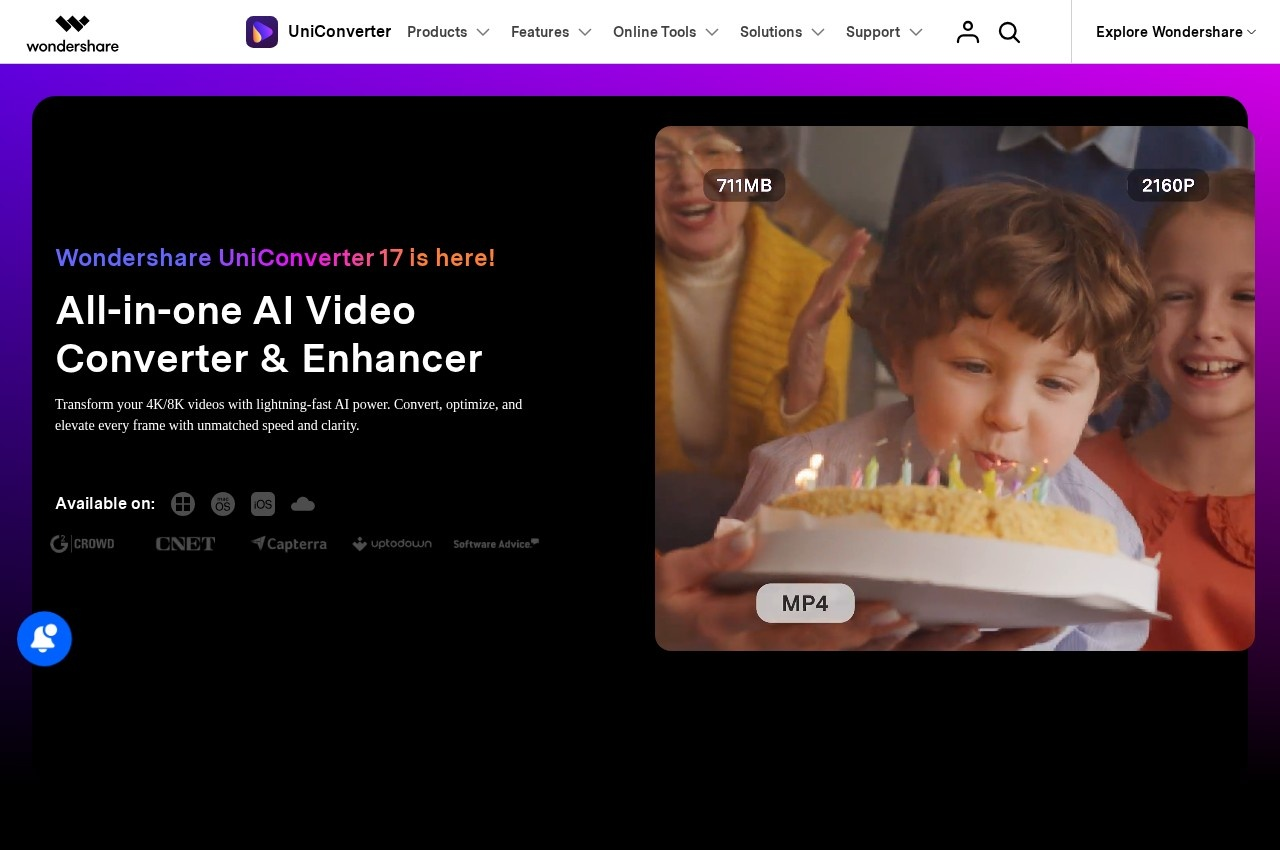 Wondershare UniConverter screenshot
