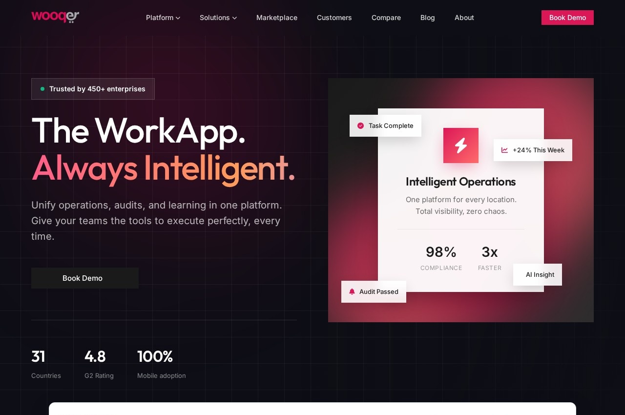 Wooqer screenshot