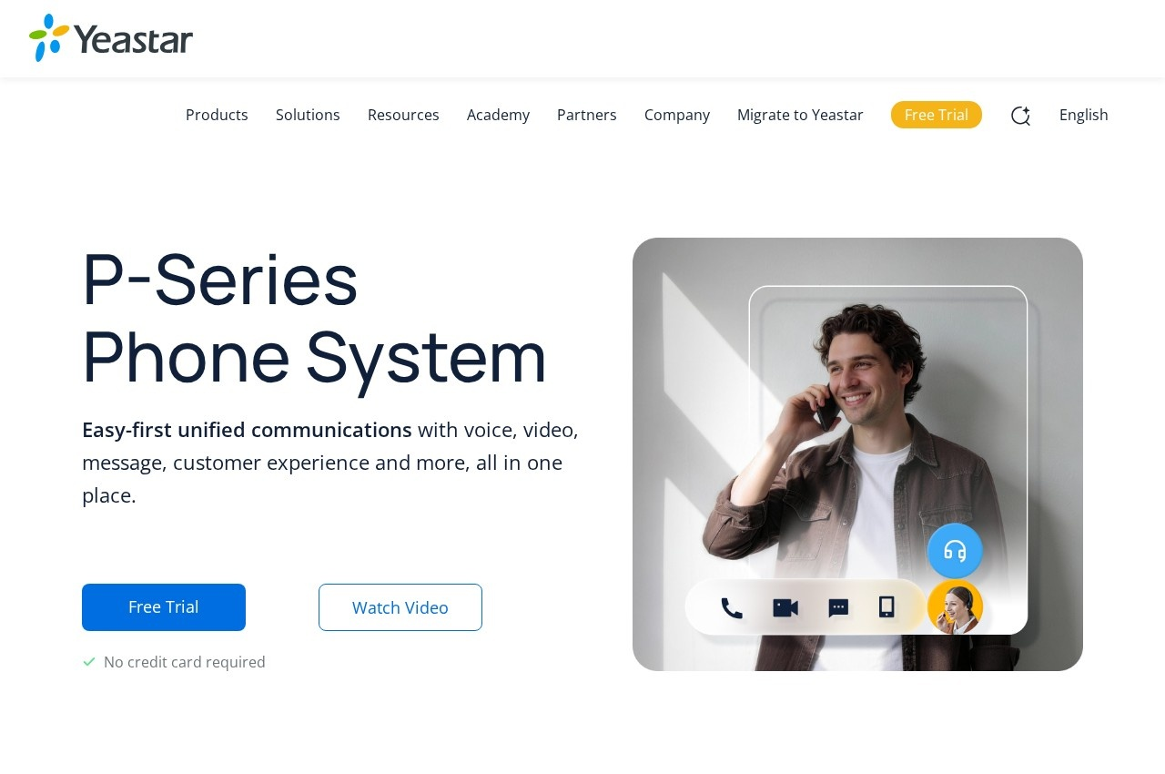 Yeastar screenshot