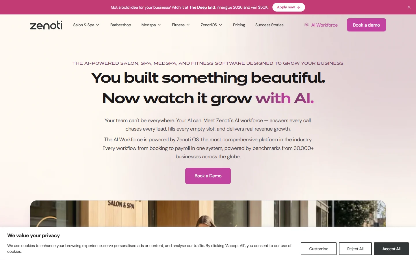 Zenoti screenshot