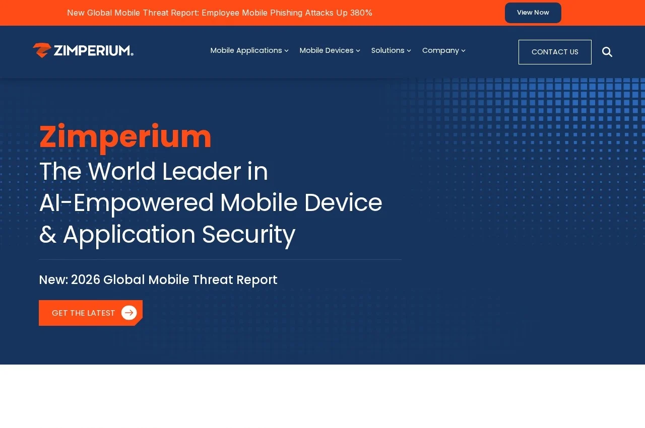 Zimperium screenshot