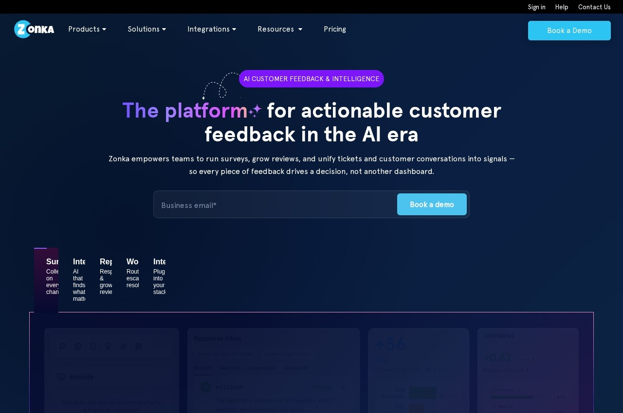 Zonka Feedback screenshot