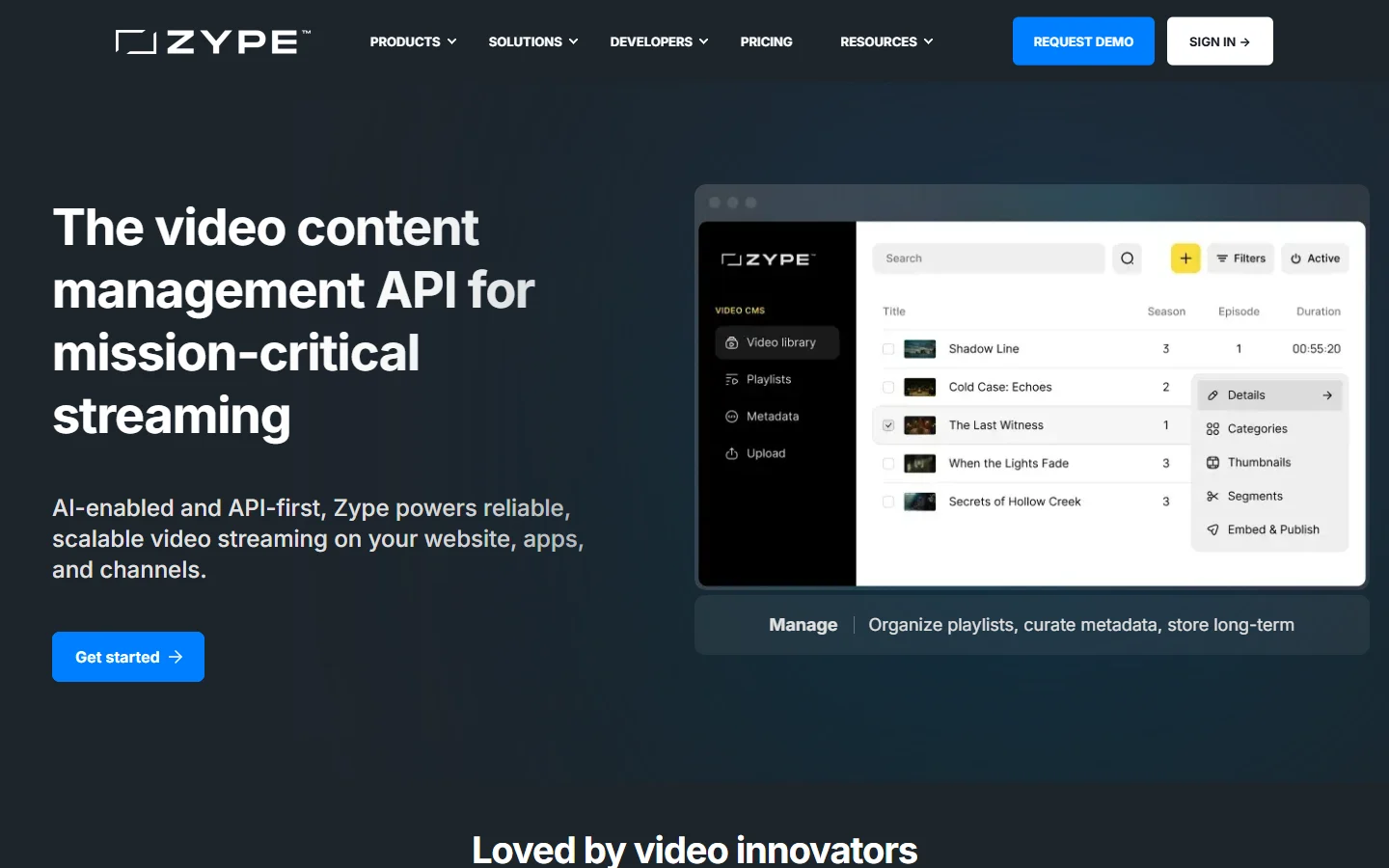 Zype screenshot