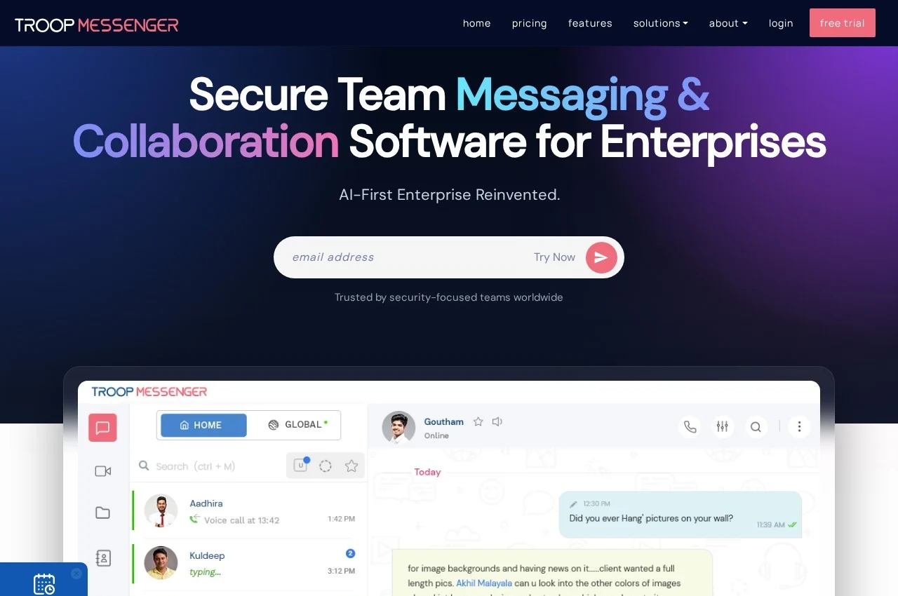 Troop Messenger screenshot