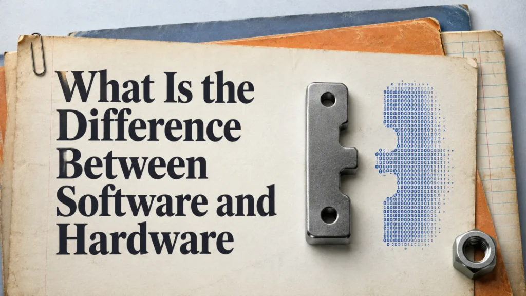 How to Tell the Difference Between Hardware and Software