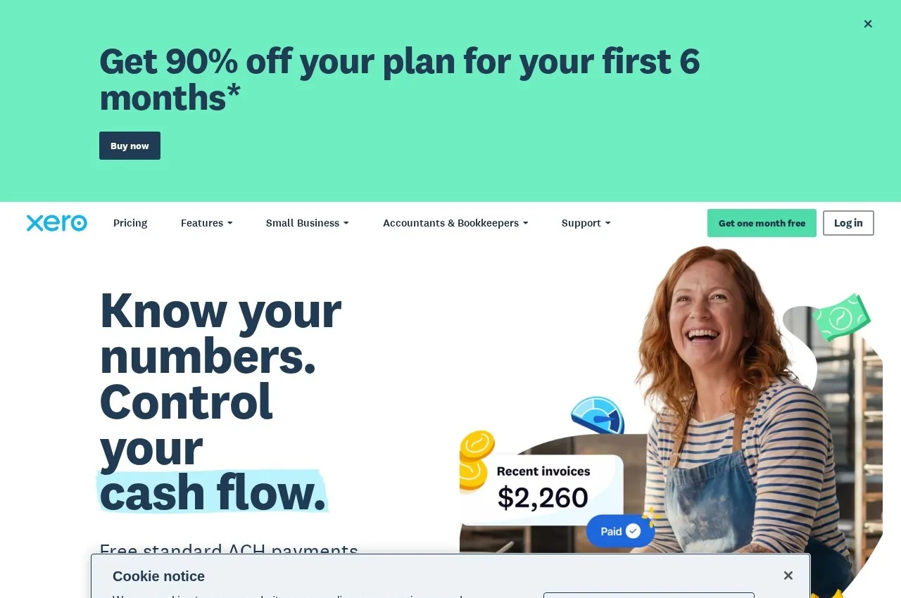 Xero screenshot