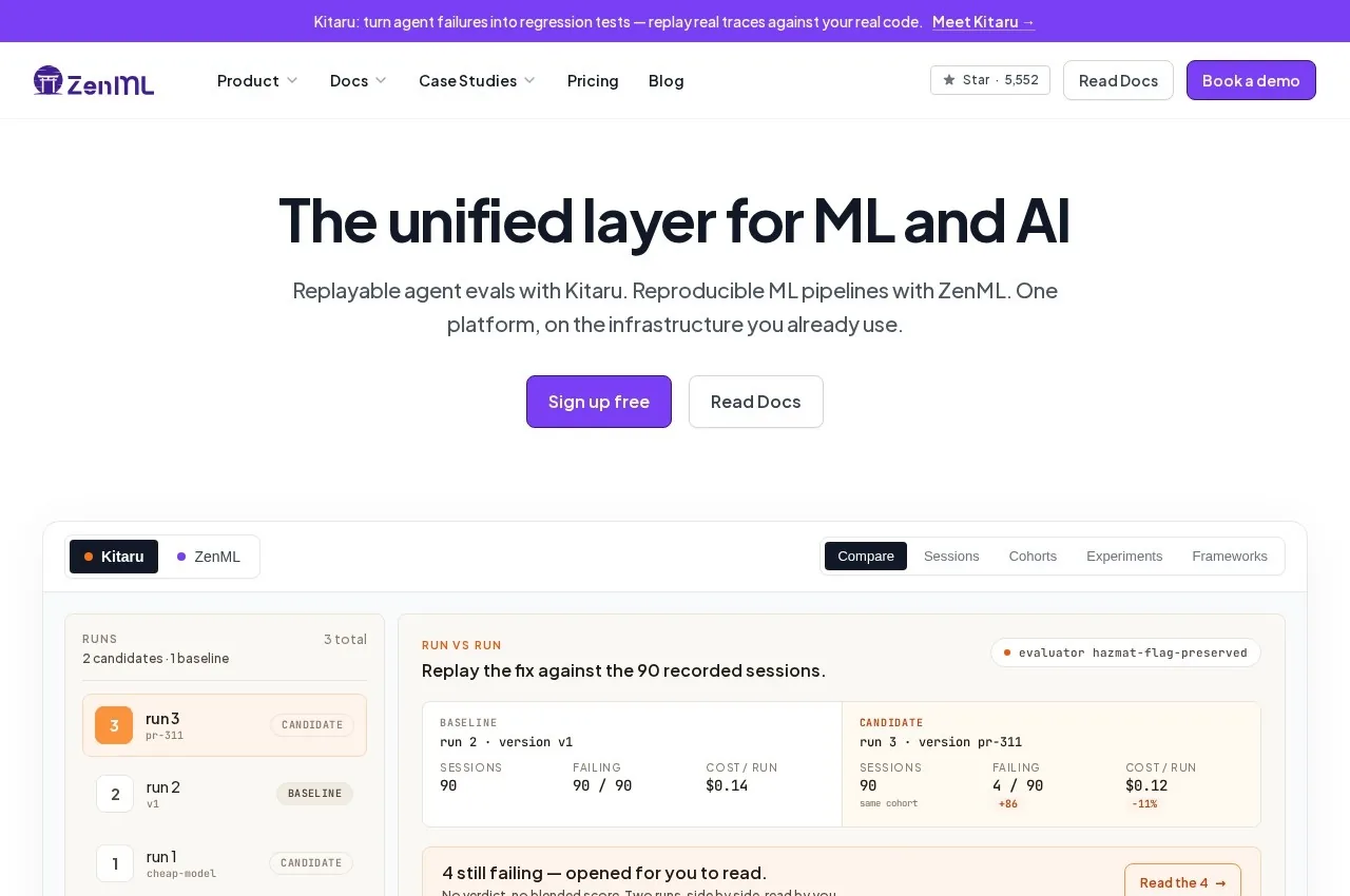 ZenML screenshot
