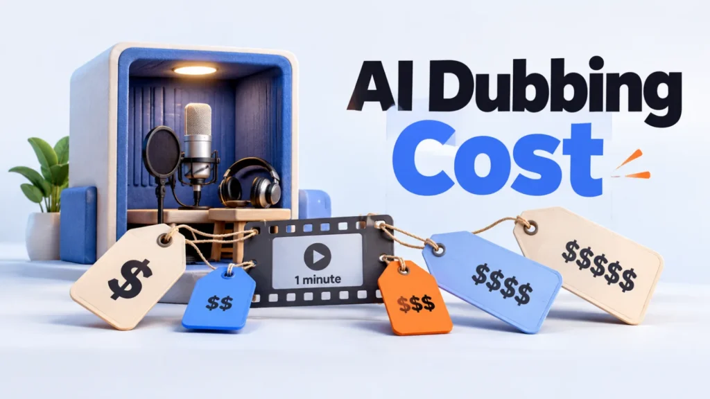 AI Dubbing Cost: What One Minute Costs on Five Tools