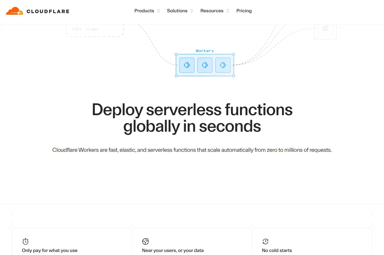 Cloudflare Workers screenshot