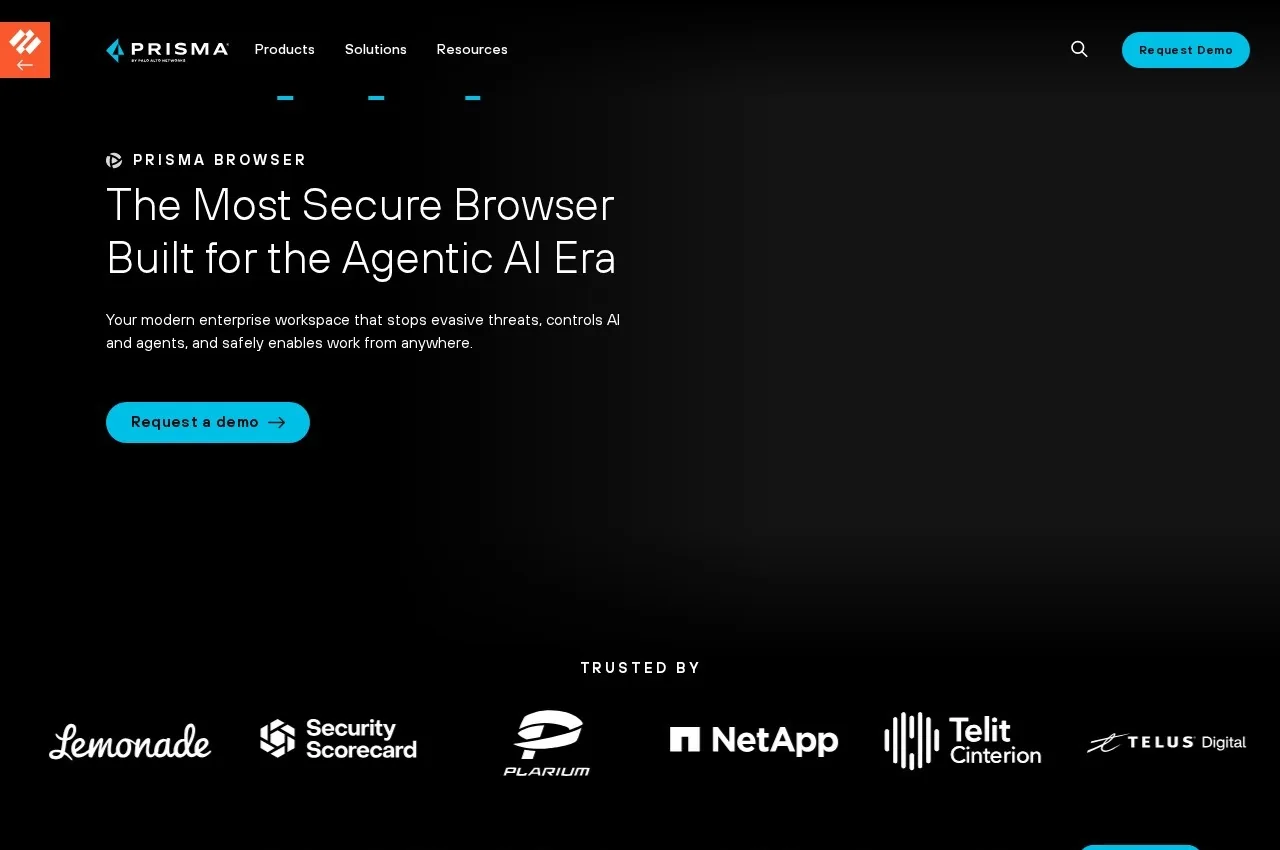 Prisma Access Browser screenshot