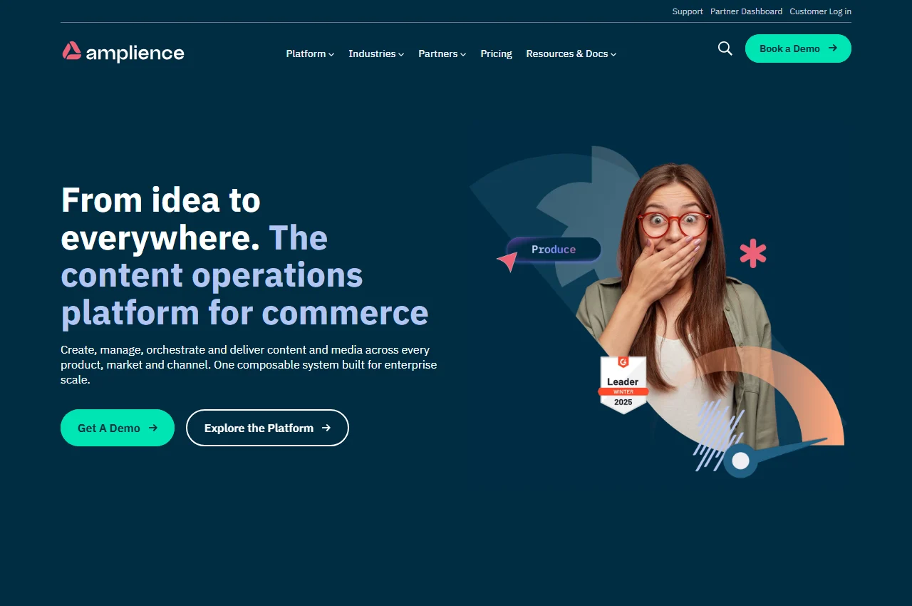 Amplience screenshot