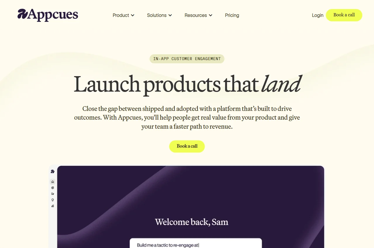 Appcues screenshot