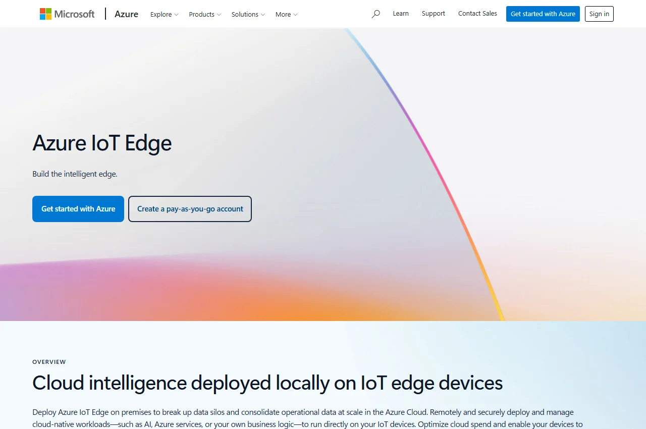 Azure IoT Edge screenshot