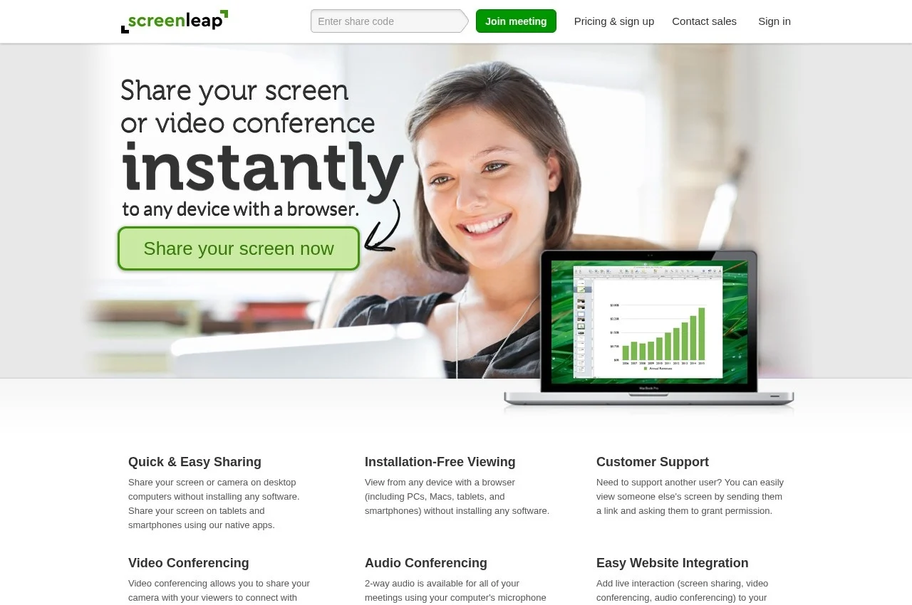 Screenleap screenshot