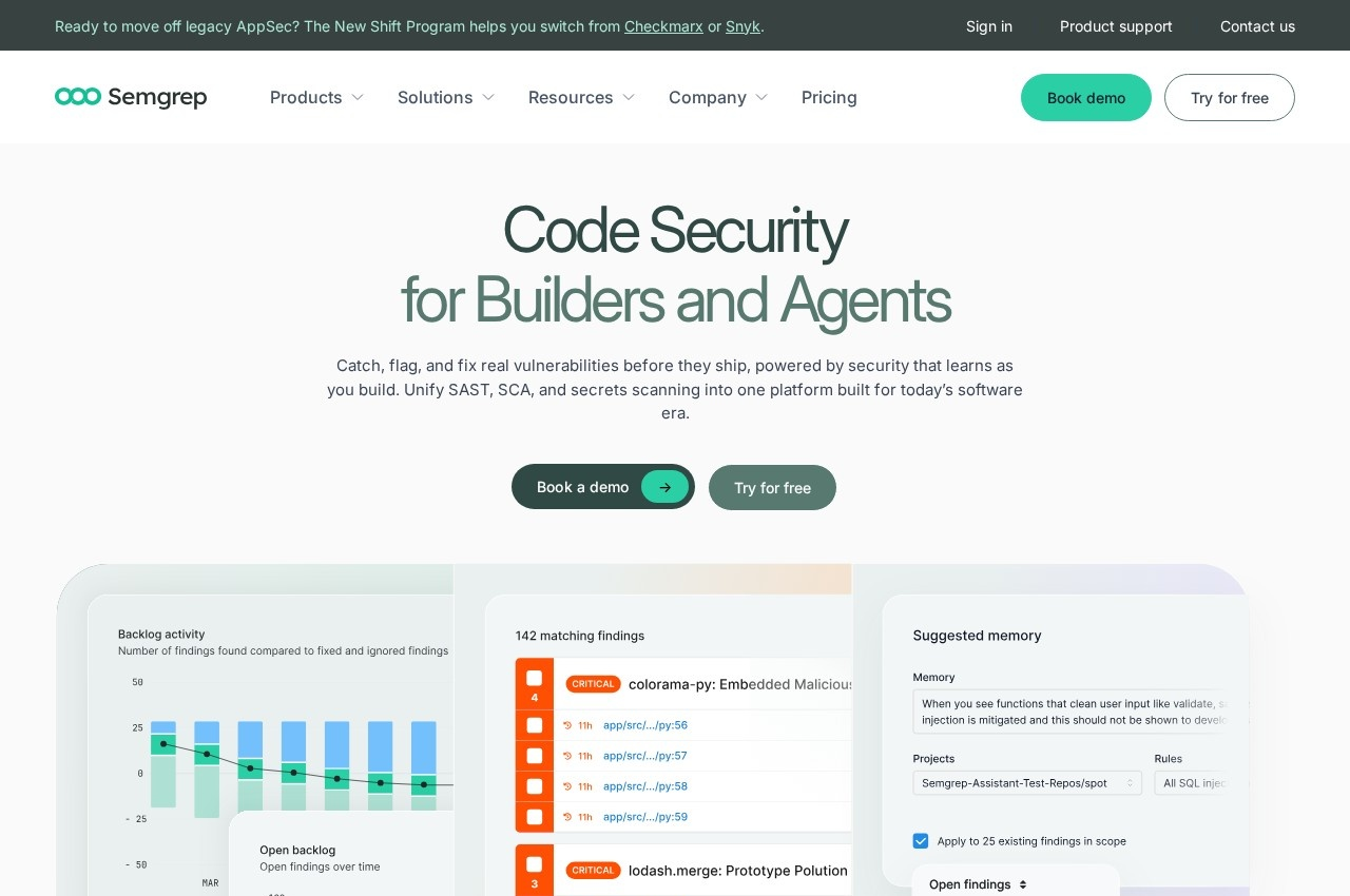 Semgrep screenshot