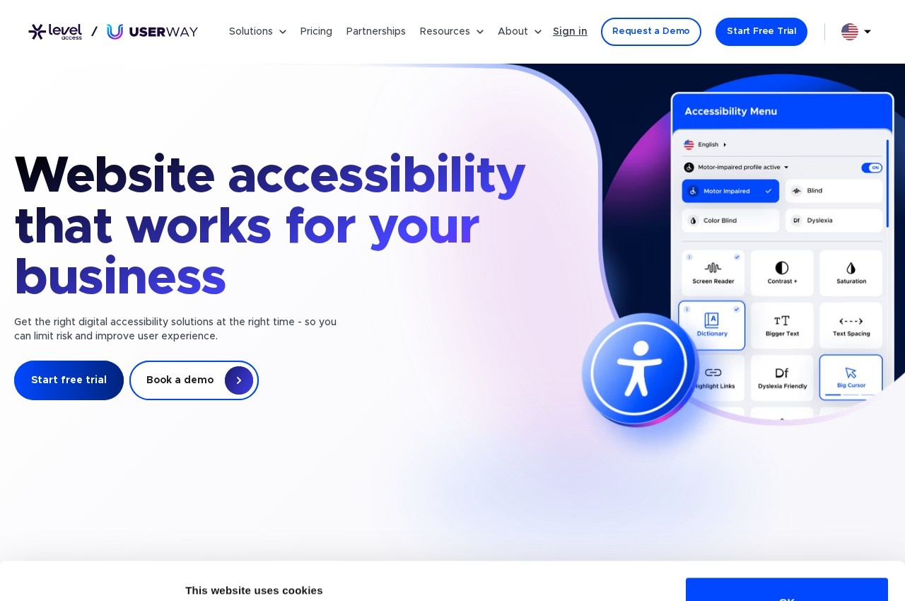 UserWay screenshot