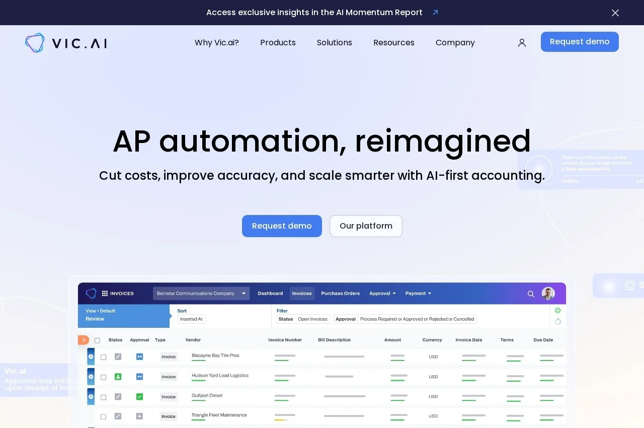 Vic.ai screenshot