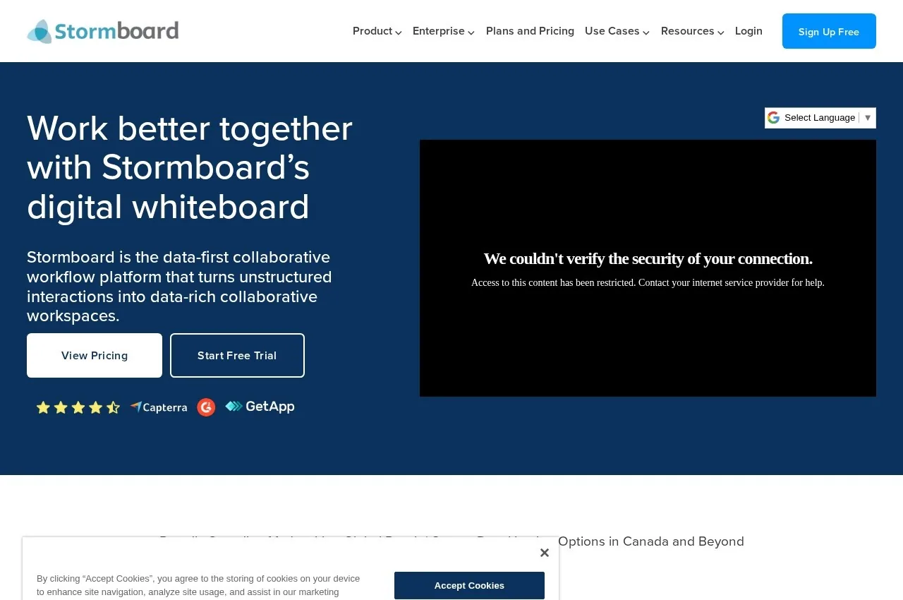 Stormboard screenshot
