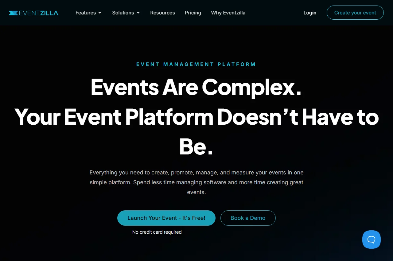 Eventzilla screenshot