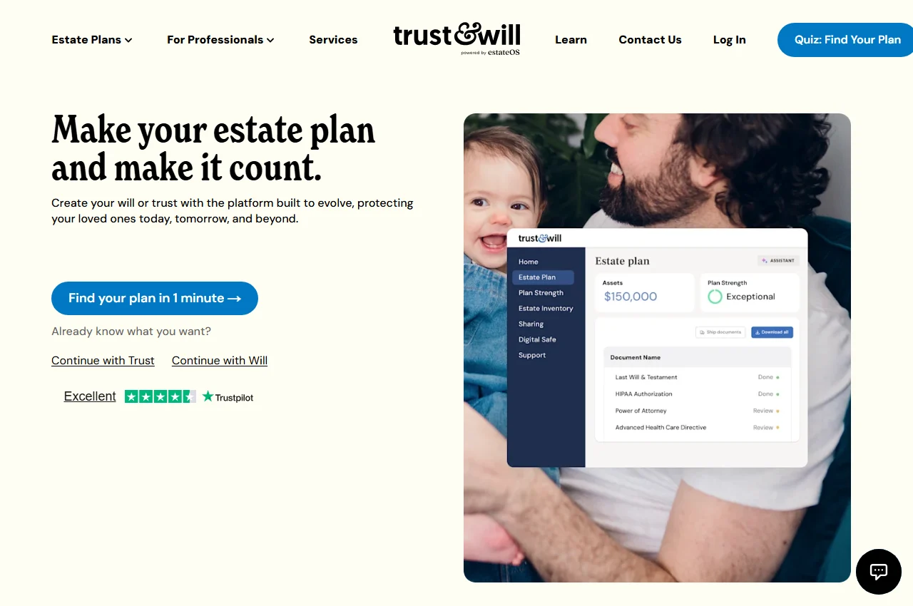 Trust & Will screenshot